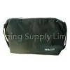 Customized Reusable Carrier Bags, Black Nylon Wallet Bag With Silvery Plastic Zipper thumbnail-1