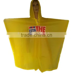Children Printing Poncho With Hood thumbnail-1