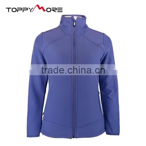 100% Polyester Softshell Jacket Fleece Bound Embroidery Waterproof Breathable Jacket Overcoat thumbnail-1