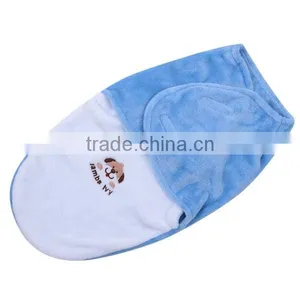 Newborn Fleece Soft Envelope Sleeping Receiving Bag Bedding Baby Blanket Swaddle thumbnail-4