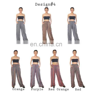 Lofbaz Women's Pattern Printed Wide Leg Palazzo Pants thumbnail-5