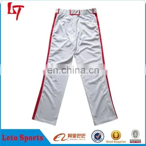 High Quality Custom Sublimation Printed Baseball Pants Fashion Polyester Baseball Uniform Practice Wear thumbnail-3