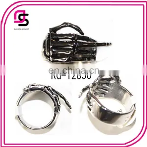 2014 Yiwu Fashion Stainless Steel Jewelry With Finger Designs Ring thumbnail-1