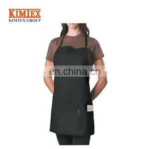 Custom Black Adjustable Bib Apron - 3 Pocket thumbnail-1