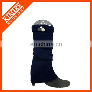 Knitted Crochet Leg Warmers thumbnail-1