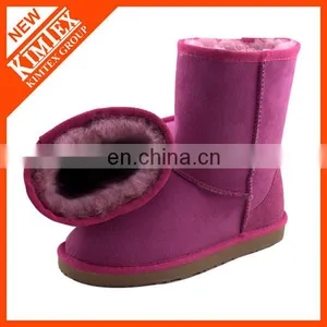 Purple Winter Boots With Warmed Wool Inside thumbnail-1