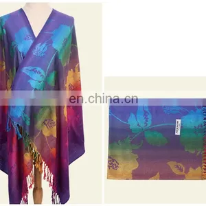 Promotion Jacquard Pattern Wholesale Scarf Hijab Shawl thumbnail-4