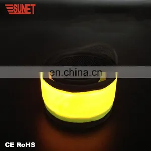 Promotion Running Glowing Arm Band Slap Bands Led Slap Bracelet Custom Logo thumbnail-1