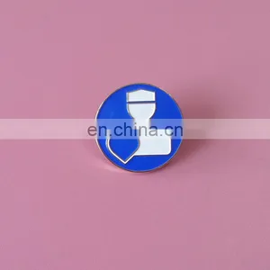 Personalized Cute Person With a Hrart Lapel Pin Badge thumbnail-1