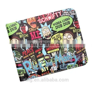 Coin Purse Anime Cartoon Wallet Rick And Morty Men Women's Wallets Gift Boy And Girl Purse With Coin Pocket thumbnail-1