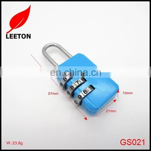 Factory Supply Colorful Metal 3 4 Digit Combination Padlock for Bag thumbnail-6