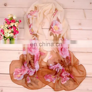 Suppliers Wholesale Cheap Fashion Design Chiffon Lady Scarf thumbnail-2