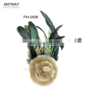 Cheap Natural Artificial Peacock Feather With Eyes thumbnail-1