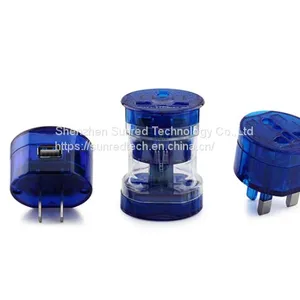 Universal Travel Adapter Set Cheap Price Factory Business Gifts Adapter for Abroad Travelling thumbnail-2
