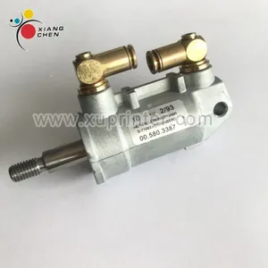 00.580.3387 Heidelberg Pneumatic Cylinder D25 H25 Heidelberg SM102 PM74 Machines 6MM Cylinder With Connector Joint Copper Head thumbnail-1