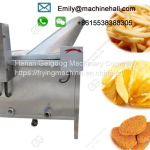 200 KG/H Finger Chips Frying Machine Price In Pakistan/ French Fries Frying Machine For Sale thumbnail-3