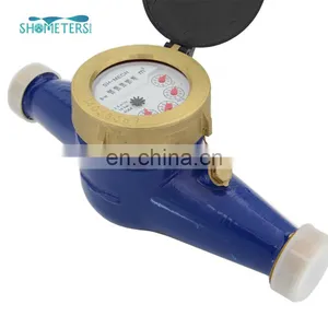 25mm Dry Type Class B 3/4 Inch Brass Body Multi Jet Water Flow Meter thumbnail-6