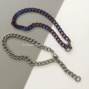 Pure Titanium Chain Bracelet for Sensitive Skin, For Him or Her, Sturdy Chain Titanium Bracelet thumbnail-1