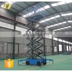 7LSJY Shandong SevenLift High Hand Truck Mobile Electric Water Hydraulic Lift Table thumbnail-6