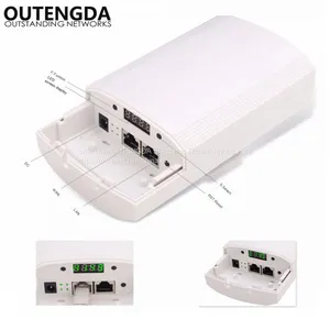 5GHz Outdoor CPE Elevator Wireless Bridge 1-2KM Range 450Mbps AP Router Access Point WIFI Repeater Extender Support WDS PoE thumbnail-5