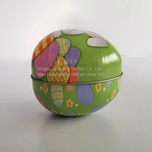 Chocolate & Cake Surface Debossing Shapes Flat Cookie Tin Easter Goose Eggs thumbnail-1