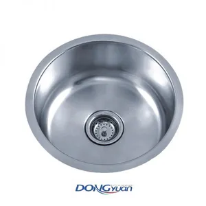 Guangdong Dongyuan Kitchenware UPC Certificated Stainless Steel Single Bowl Round Sinks thumbnail-1