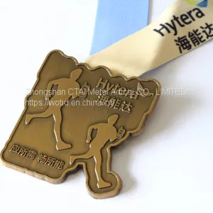 CTAI 8 Years Medal Manufacture Custom Metal Die Struck Medals for Gift thumbnail-3