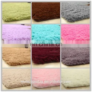 Polyester PV Plush Area Shaggy Rug With Dotted or PVC Back Blanket Carpet thumbnail-5