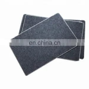 Wholesale 3mm Dark Grey Rectangular Felt Placemat thumbnail-2