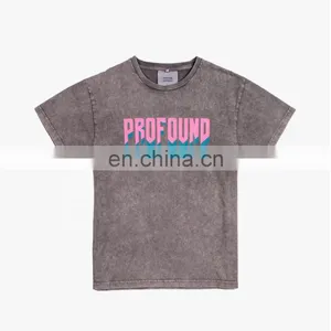 DiZNEW China Manufacturing Custom Printing Washed Old Men's T-shirt thumbnail-2