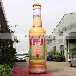 Lifelike Blow Up Replica Advertising Cartoon Character Inflatable Juice Bottle for Promotional Events thumbnail-5