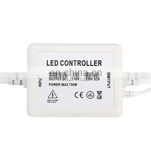 High Voltage AC110V 220V 24 Keys Led RGB Controller for 5050 Strip Light thumbnail-3