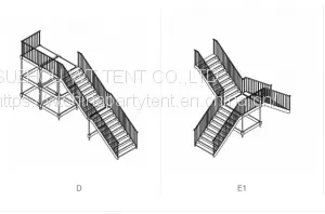 10-25 m Width A Shape Aluminum Double Decker Tent Used for Outdoor Sports Show,office,factory and Event thumbnail-5