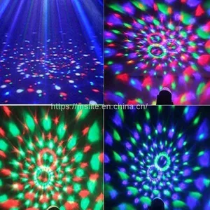 Party Lights Disco Ball Strobe 7 Colors Sound Activated Stage Effect With Remote Control thumbnail-5