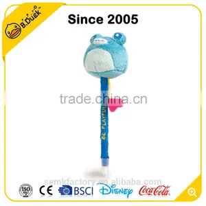 Hot Sale School Use Plastic Colorful Ball Pen For Kids With Own Logo thumbnail-4