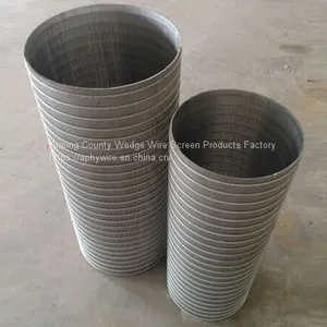 Stainless Steel Filter Element / Wedge Wire Cylindrical Screen thumbnail-3