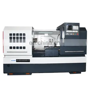 Precision Horizontal Emco Lathe Cnc Turning Center Machine Gsk Siemens Fanuc Control Guangzhou CAK6140 Price for Sale Shandong thumbnail-1