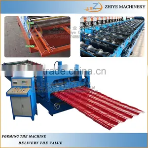PPGI Step Tile Roofing Sheet Cold Forming Machine/step Roof Panels Roll Forming Machine thumbnail-4