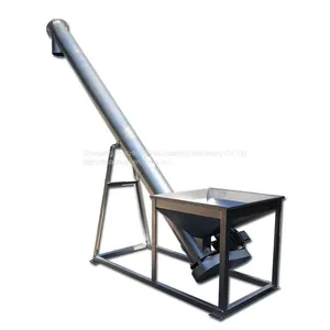 Stainless Steel Inclined Screw Conveyor / Auger Feeder / Spiral Screw Conveyor thumbnail-5