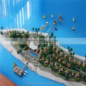 Architectural Design of House 3d Visualization Miniature Zone Plan Hotel Building Model thumbnail-3