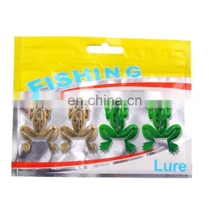 5.2g/6cm Frog Soft Lure Bait With Hook, a Bag of 4 Frog Bait thumbnail-5
