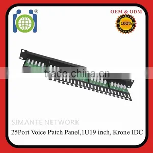 Network Equipment CAT.3 Krone IDC Voice Patch Panel thumbnail-2
