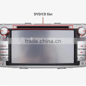 Double Din Touch Screen Car DVD Car Stereo ForToyota Hilux Car Radio GPS NAV 3G WIFI Bluetooth SWC RDS Phonebook AUX 1080P USBSD thumbnail-3