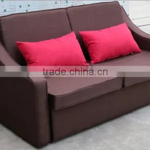 Modern Convertible Bending Wood Hotel Fabric Sofa Bed thumbnail-5