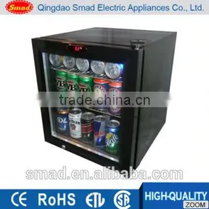 Glass Door Small Drinks Showcase, Beer Mini Fridge, Beverage Chiller thumbnail-4