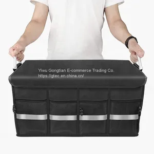 Factory Wholesale Universal Oxford Travel Organizer Folding Car Trunk Storage Box thumbnail-3