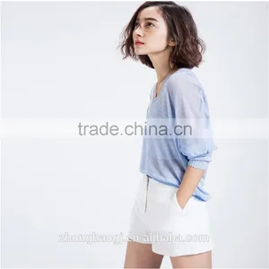 Ladies Custom Design Wholesale Casual Summer Pullover Sweaters With Best Price thumbnail-5