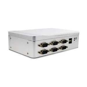 Mini PC Win 10 J4125 Processor Embedded SIM Card Slot for 3G/4G Module VGA Fanless Industrial Desktop Computer thumbnail-1