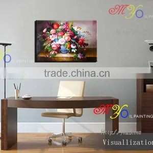 Still Life Decor Flower Fabric Oil Painting for Home,hotel Decor Ct-66 thumbnail-3