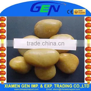 Yellow Color Pebbles Big Size Stone thumbnail-1